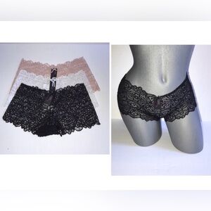 Bundle 3 pieces Lace Cheeky Panty Underwear. Sz Small.NWT